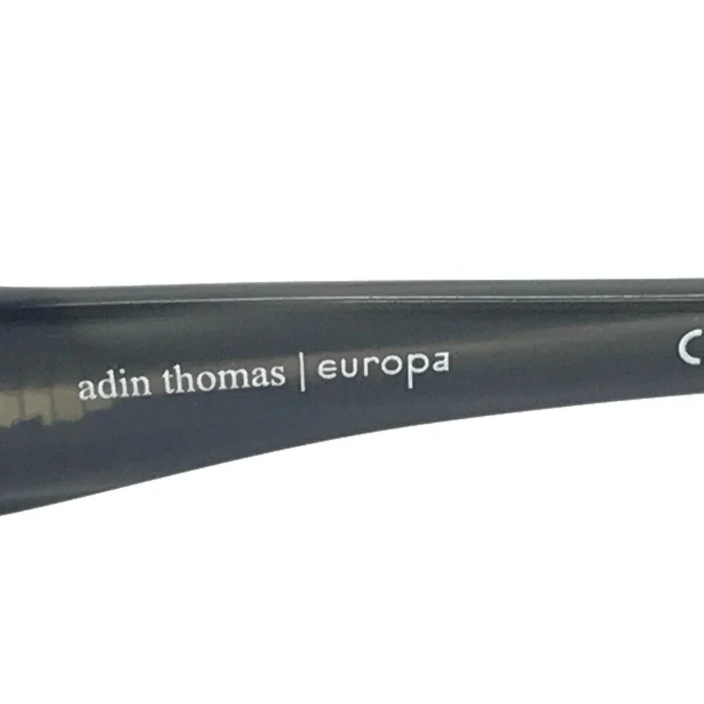 Adin Thomas Eyeglasses Frames AT-248 C2 Blue Gray Rectangle Full Rim 53-15-135